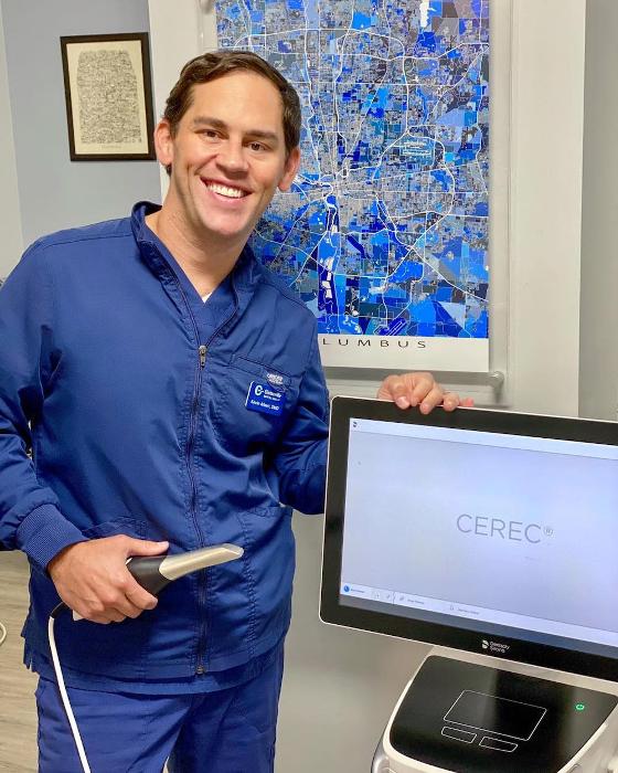 our cerec machine in Clintonville Dental Group