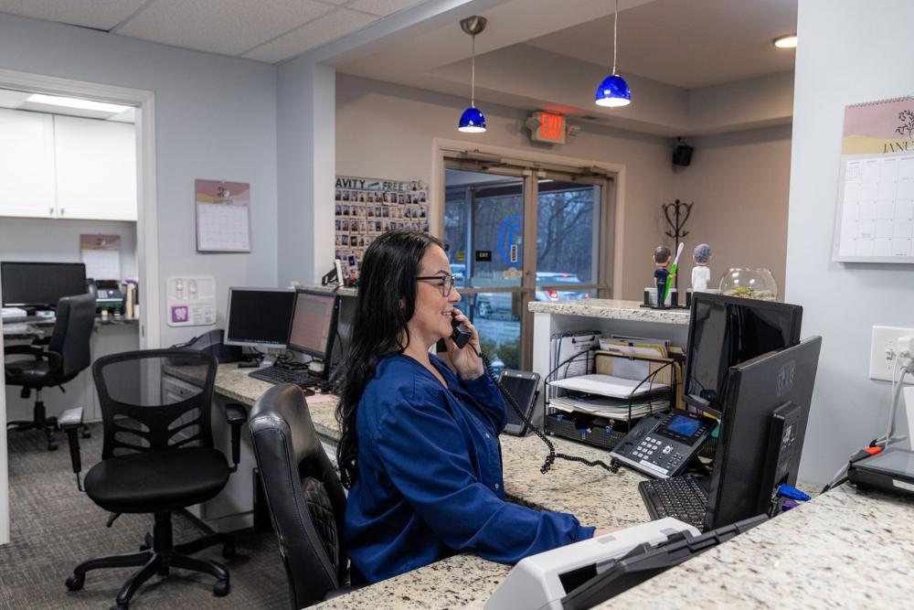 our front desk at Clintonville Dental Group